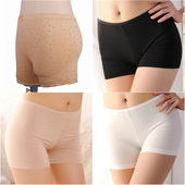烫钻肤色拉丁舞保险裤 肚皮舞安全裤 莫代尔内裤 肉色打底裤 防走光裤