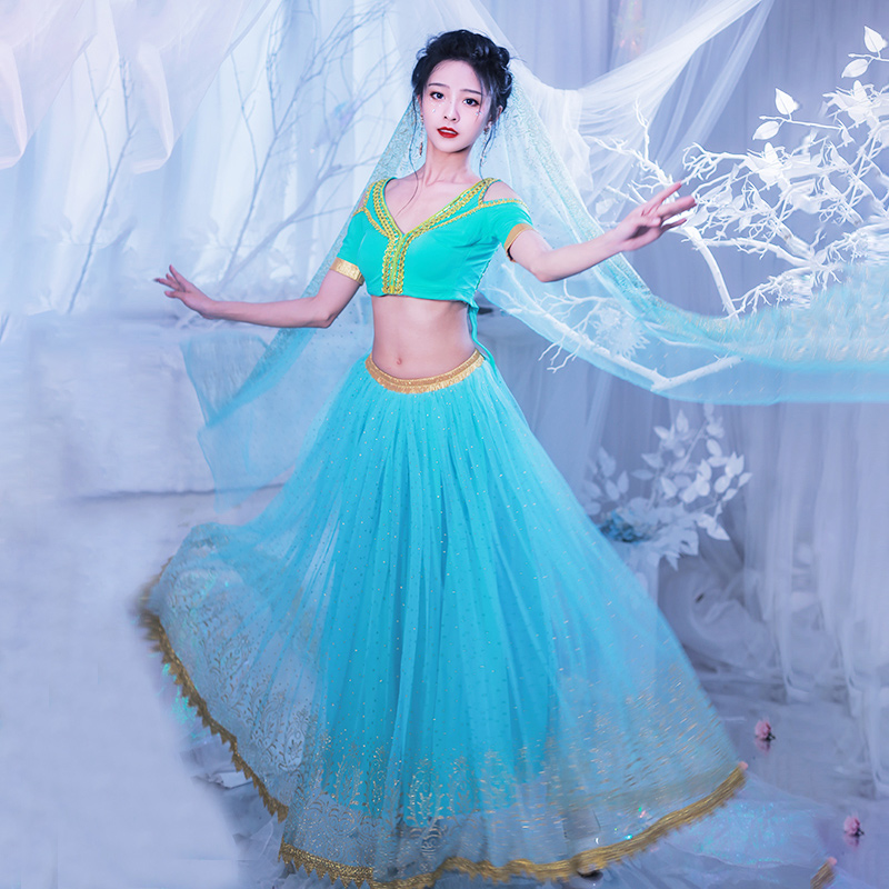 异域风情印度舞服冰雪奇缘套装