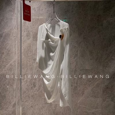 BW独立设计师高定系列｜捻清欢｜立裁一片式不规则上衣