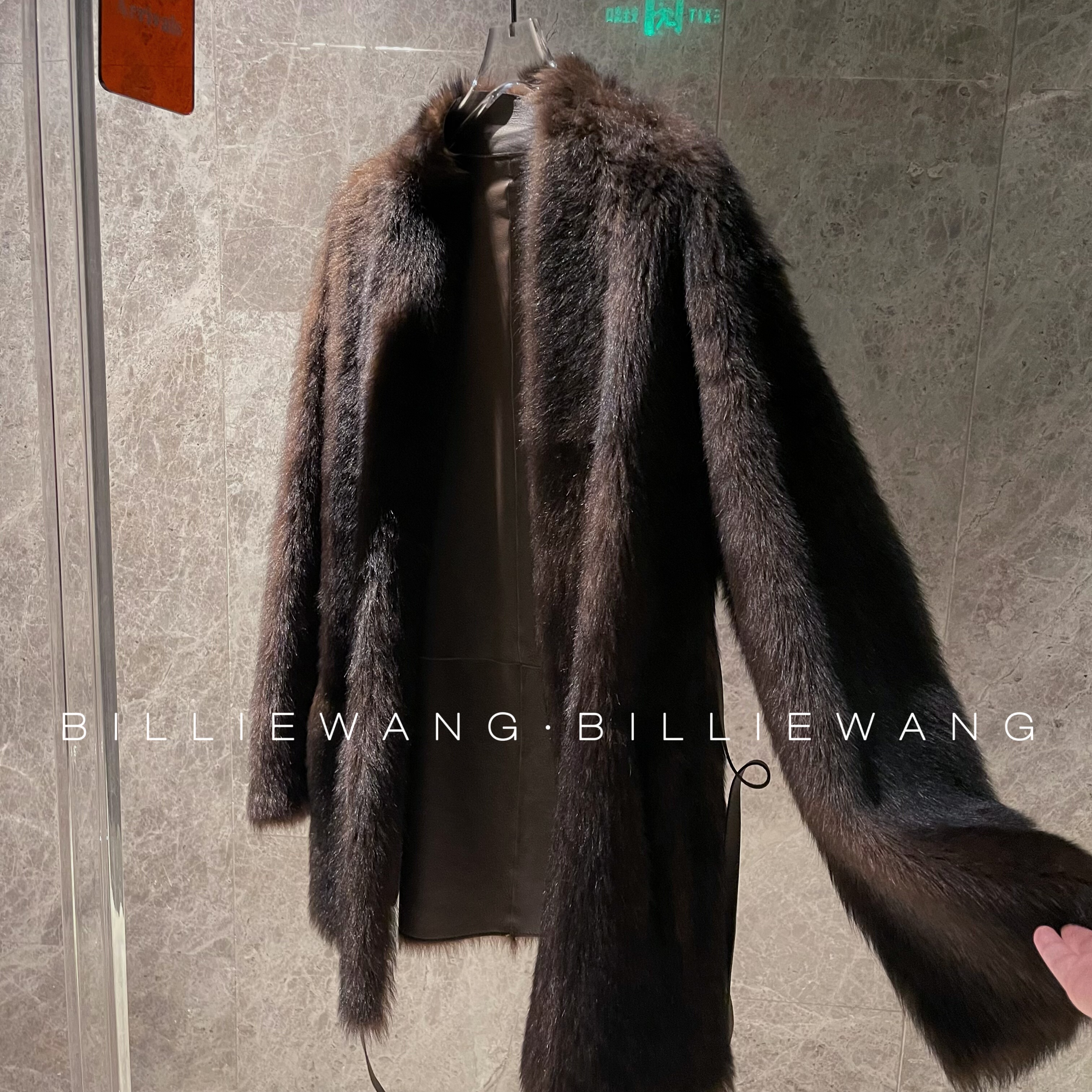 BW独立设计师高定系列｜西班牙稀有色直毛托卡毛毛外套