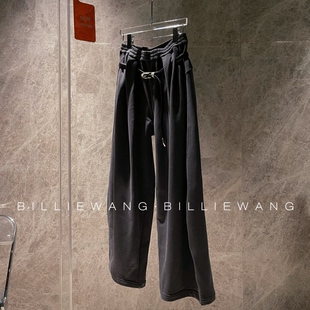 BW独立设计师高定｜无为心境｜褶裥腰带廓形卫裤