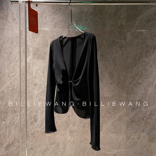 BW独立设计师典藏系列｜傲慢｜进口定制纱线性感开衫上衣