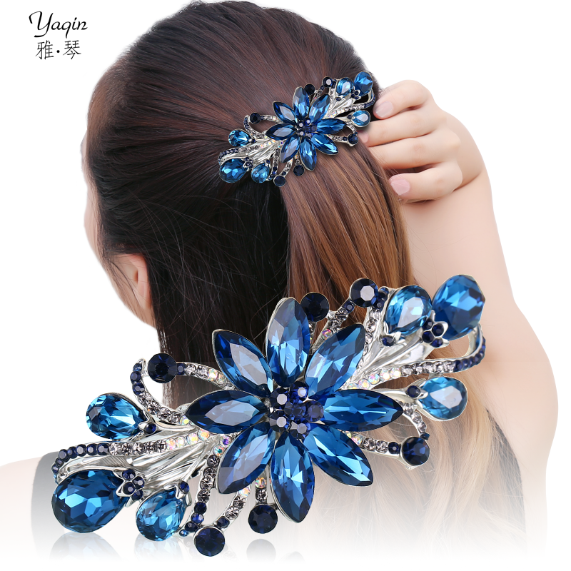 韩版水晶顶夹高档头饰品