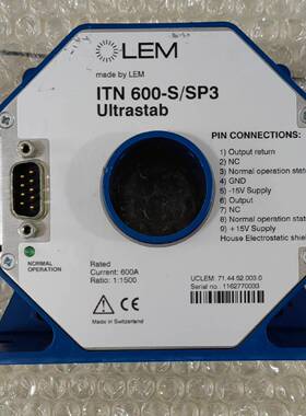 可LEM 磁通门传感器 ITN600-S/SP3