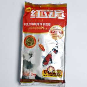 红立方锦鲤增艳饲料3kg袋装鱼粮