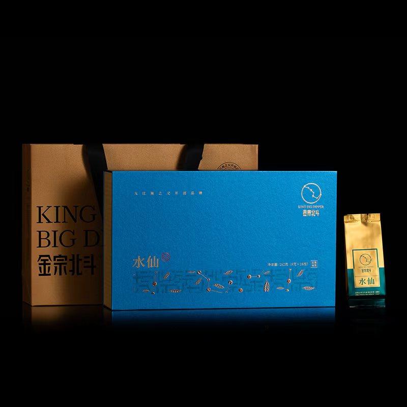 金宗北斗 名门一品  水仙162g18泡武夷山大袍陈德华岩茶香醇茶叶
