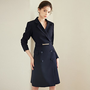 美容师工作服女士健康皮肤管理职业装艾爱尚臣旗连衣裙纹绣师舰店