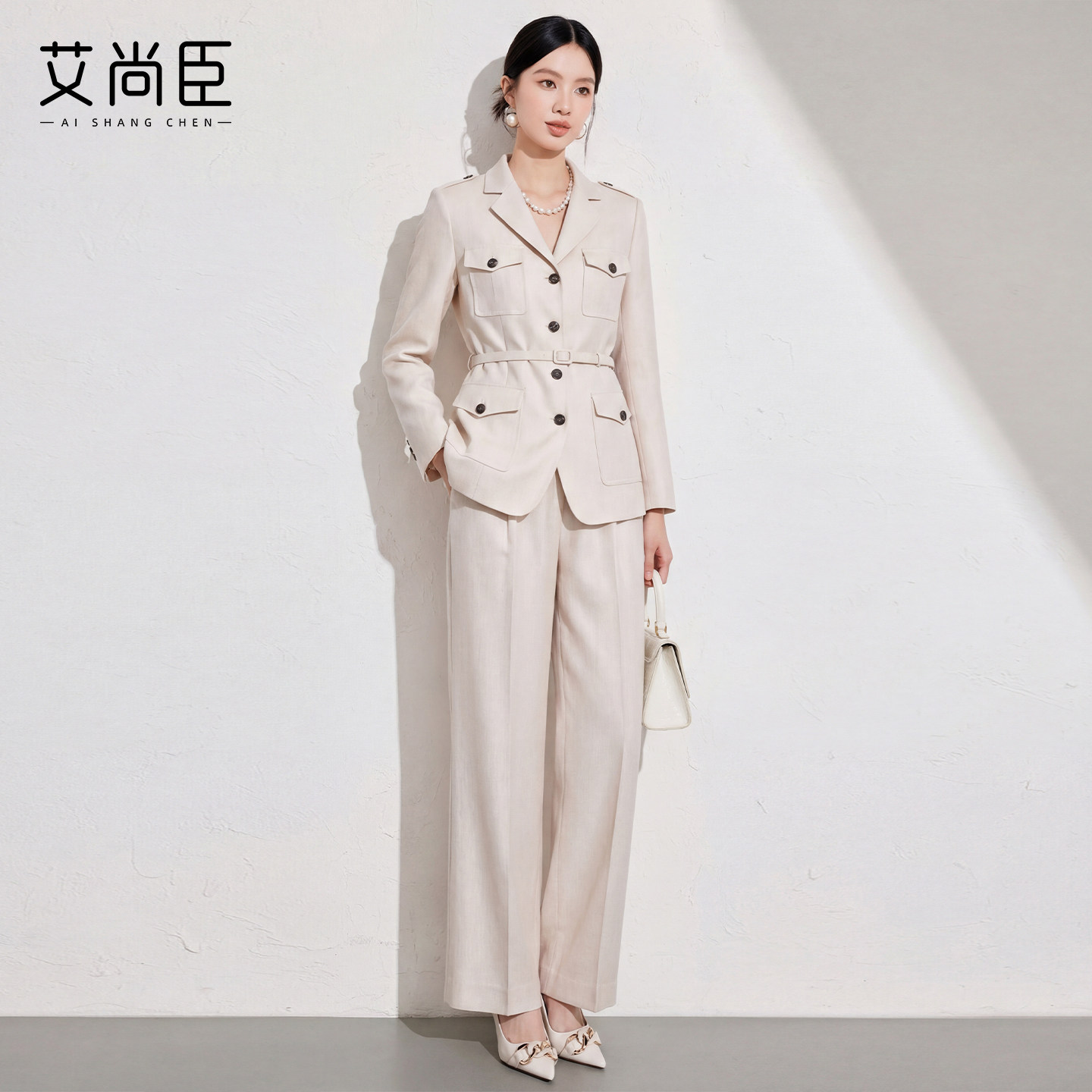 艾尚臣学院风西装套装女商务正装