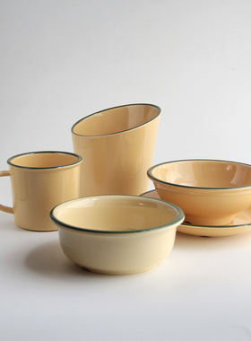 成都市井老火锅怀旧仿搪瓷密胺餐具碗盘杯纯色水杯串串麻辣烫logo