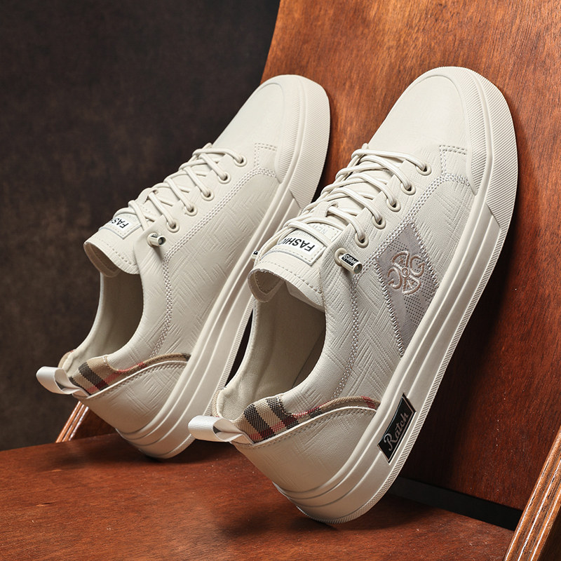 高级感潮流一脚蹬板鞋男鞋小白鞋