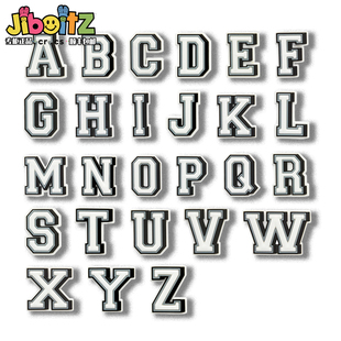 洞洞鞋配饰适配crocs配饰鞋花装饰扣英文字母数字DIY鞋扣饰品鞋花