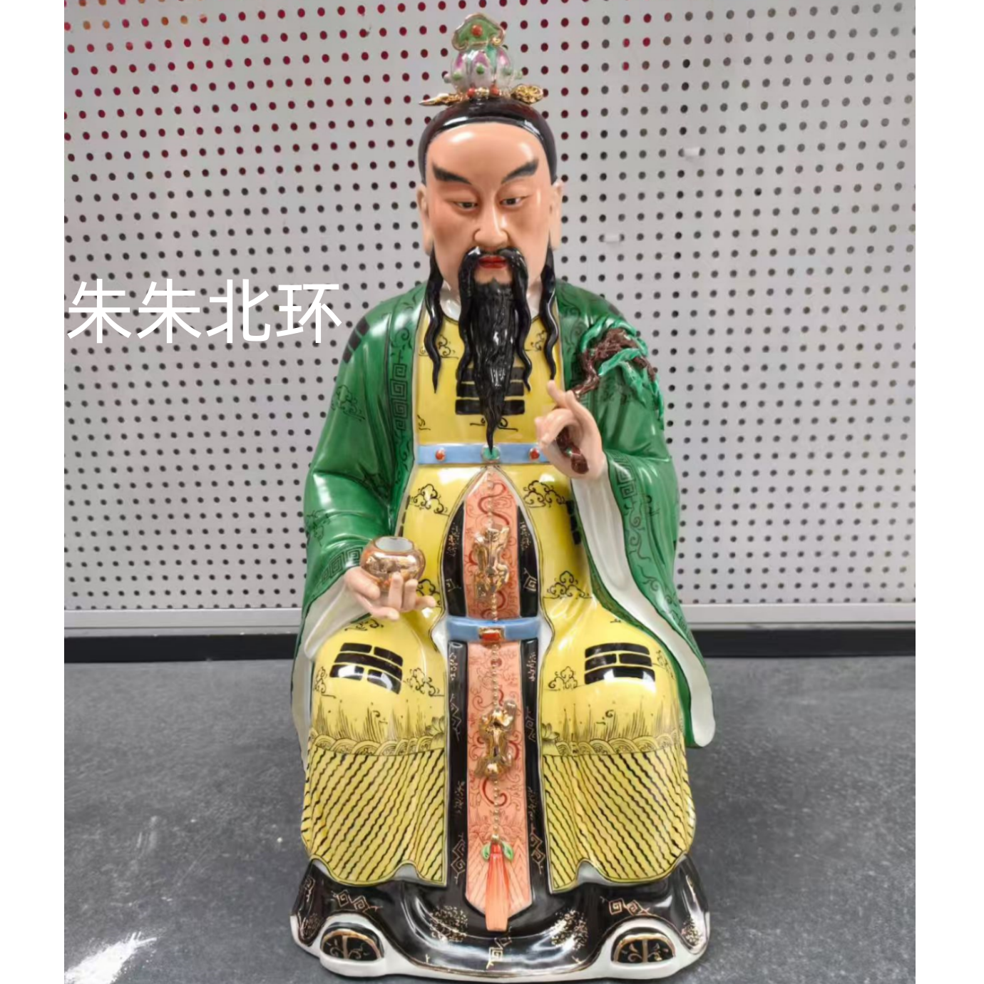 景德镇雕塑陶瓷太乙天尊佛像东极青华大帝像坐太乙救苦天尊神像50