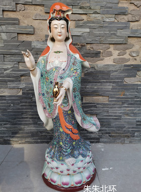 景德镇观世音菩萨雕像净瓶观音