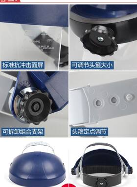 3M防护面屏防液体飞溅舒适可调节