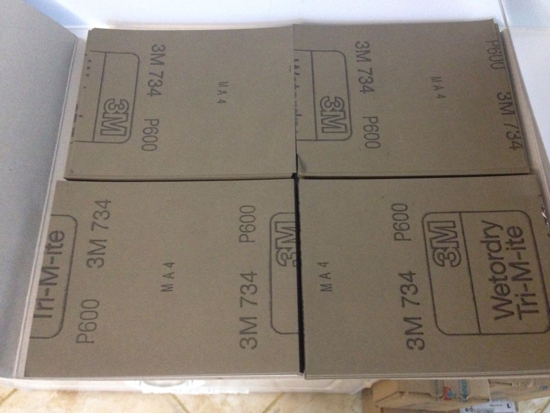 ÌØ¼ÛÏÖ»õ3MˮɰֽP400£¬140mm*115mm, 734ɰֽСÕÅ£¬1/4´óÕÅ