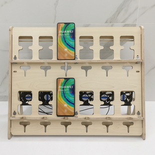 新品桌面手机多机位摆放架子 充电散热手机5-10-30-50-60台多层架