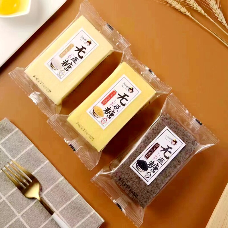 阿里小妹无添加蔗糖黑米炖蛋糕