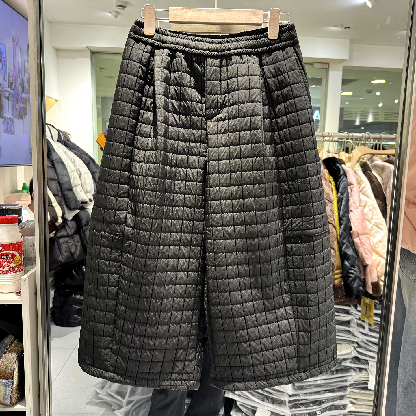 可可K799阔腿加绒棉裤女裤