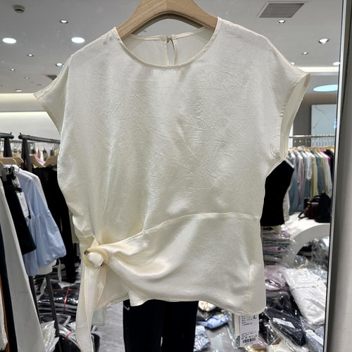 大张总D9757飞飞袖醋酸衬衫