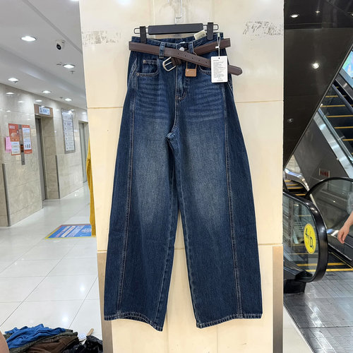 XOXO88338牛仔弯刀裤女裤