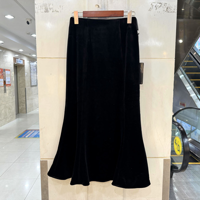 Beauty6210-1加绒丝绒鱼尾裙