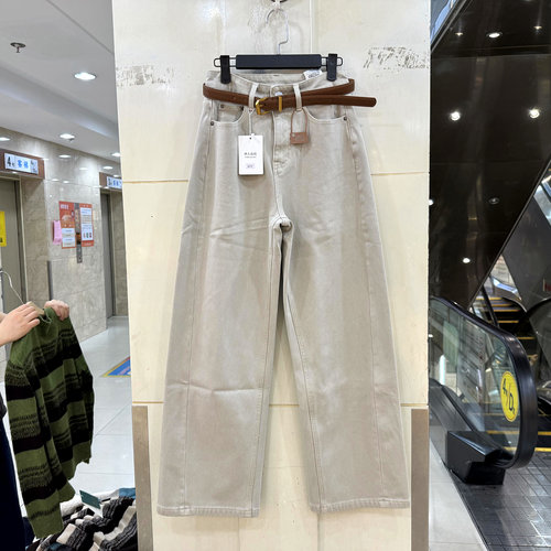 XOXO88502加绒牛仔直筒裤
