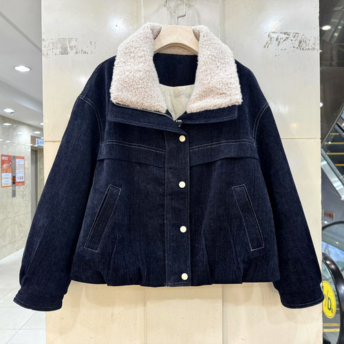 艾尔菲洋25A-D8030羊羔毛羽绒服