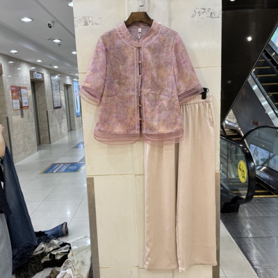 林依橱26A051国风两件套裤