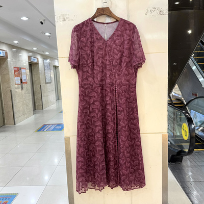 蓝泰2666花色台湾纱连衣裙