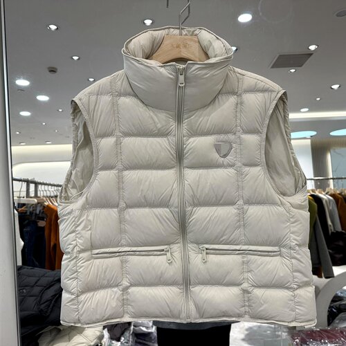 姚家铺子9837白鸭绒羽绒服马夹