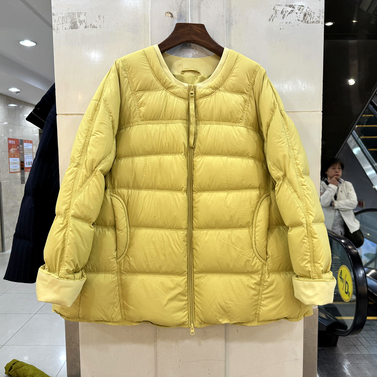 2N8551中长A字斗篷羽绒服