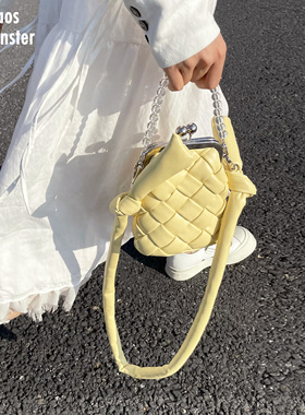 chaos monster小众设计包包原创打结肩带编织包小包包可爱斜挎包