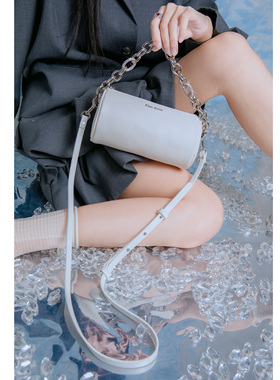 Chaos Monster原创设计包包 小众链条包mini腋下包斜跨圆筒包女