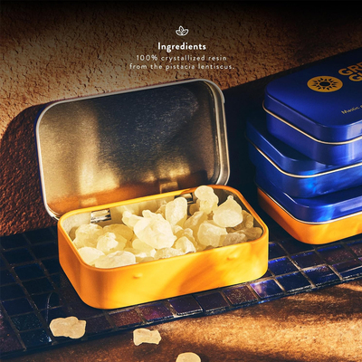 Greco Gum-促进消化缓解腹胀减少牙菌斑无塑料糖松木味乳香口香糖