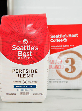 Seattle's Best Coffee-西雅图超佳咖啡 3级 中度烘焙咖啡粉 340g