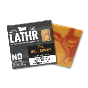 Lathr-Wellerman桂叶朗姆酒丁香麝香肌肤水润光滑清洁身体沐浴皂