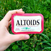 Altoids 英国百年品牌肉桂留兰香口气清新强劲清凉薄荷糖 75粒