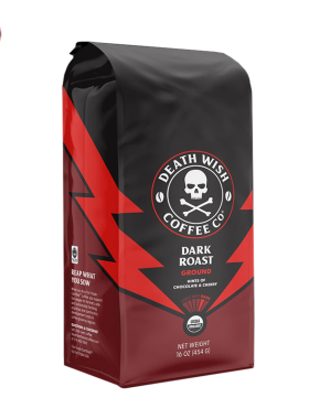 Death Wish-死亡之愿超强劲浓烈浓郁高因中深度烘焙咖啡粉453g