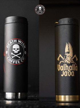 Death Wish-死亡之愿 双层不锈钢保温保冷防漏真空保温杯 590ml