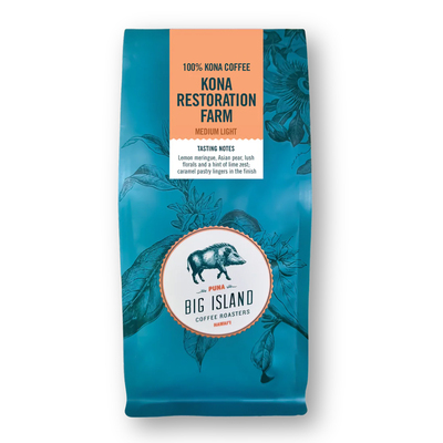 Big Island-柠檬蛋白酥皮青柠亚洲梨中浅烘焙kona100%科纳咖啡豆