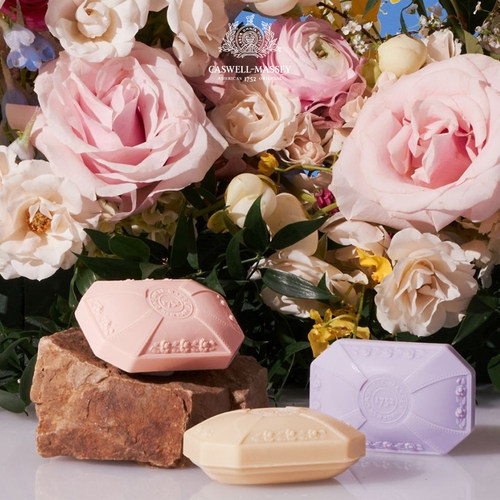 CM雕花天然花香女士沐浴香皂