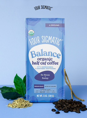 Four Sigmatic-Balance 南非醉茄刺五加De-Stress中度咖啡粉340g