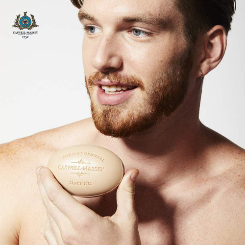 Caswell Massey-Tricorn檀香皮革柏木柑橘清洁男士香皂沐浴皂164g