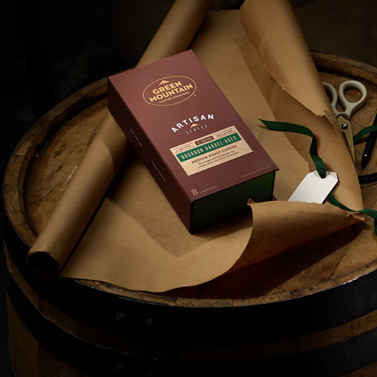 green mountain-绿山咖啡限量版波旁酒桶陈年中度烘焙咖啡豆 226g