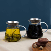 Ovalware 多功能密封保温耐热防碎玻璃可微波手冲咖啡壶茶壶 RJ3