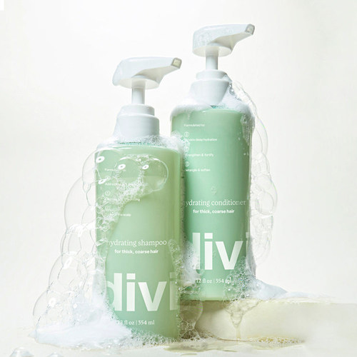 Divi-优化头皮健康秀发茁壮成长增添柔软光泽度 保湿洗发水护发素