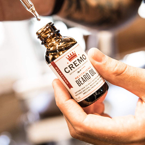 Cremo-克雷莫无香修护受损改善毛躁干枯软化滋养保湿胡须油30ml