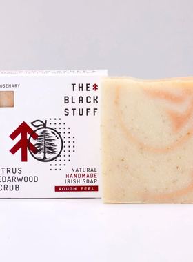 The Black Stuff-CITRUS CEDARWOOD SCRUB薄荷柑橘雪松香磨砂香皂