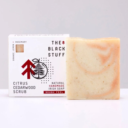 The Black Stuff-CITRUS CEDARWOOD SCRUB薄荷柑橘雪松香磨砂香皂