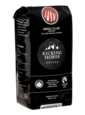 Kicking Horse-加拿大 Grizzly's Claw 熊爪深度烘焙咖啡豆粉283g